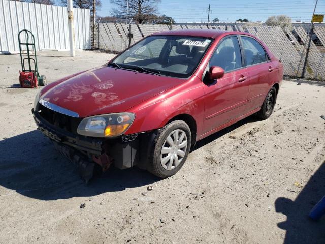 KIA SPECTRA EX 2009 with VIN KNAFE222X95661215 - Photo from auction