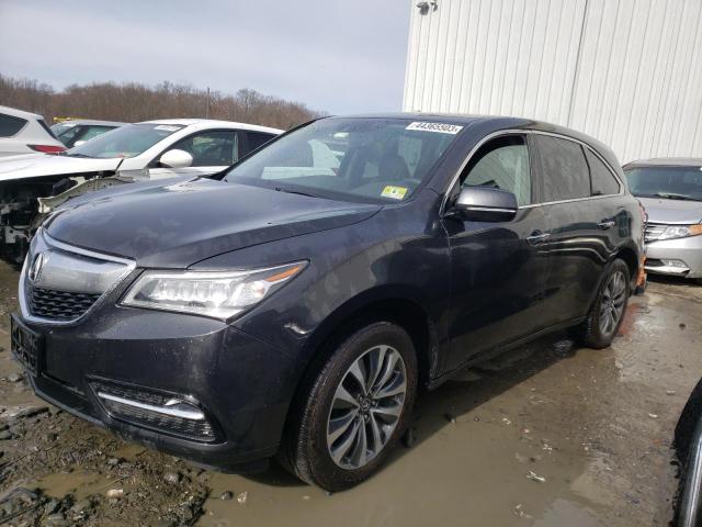 ACURA MDX TECHNO 2014 with VIN 5FRYD4H44EB049019 - Photo from auction