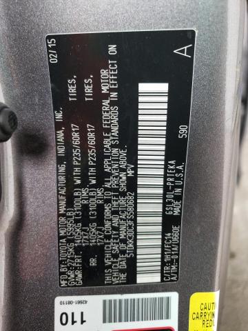 Photo 14 from auction – 2015 TOYOTA SIENNA LE with VIN 5TDKK3DC3FS580682