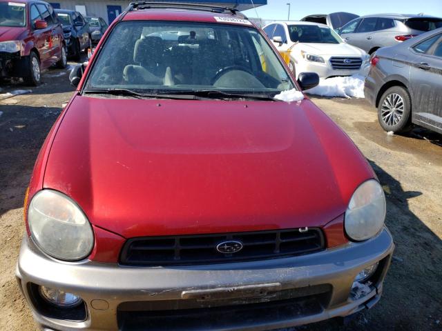 Photo 5 from auction – 2002 SUBARU IMPREZA OU with VIN JF1GG68512H809997