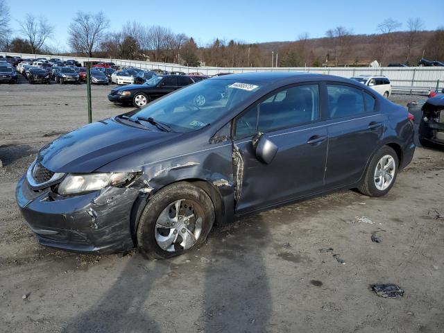 HONDA CIVIC LX 2013 with VIN 2HGFB2F52DH509125 - Photo from auction
