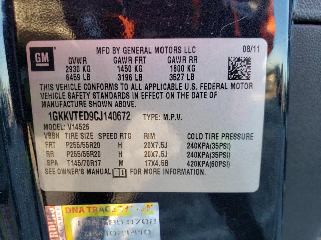 Photo 14 from auction – 2012 GMC ACADIA DEN with VIN 1GKKVTED9CJ140672