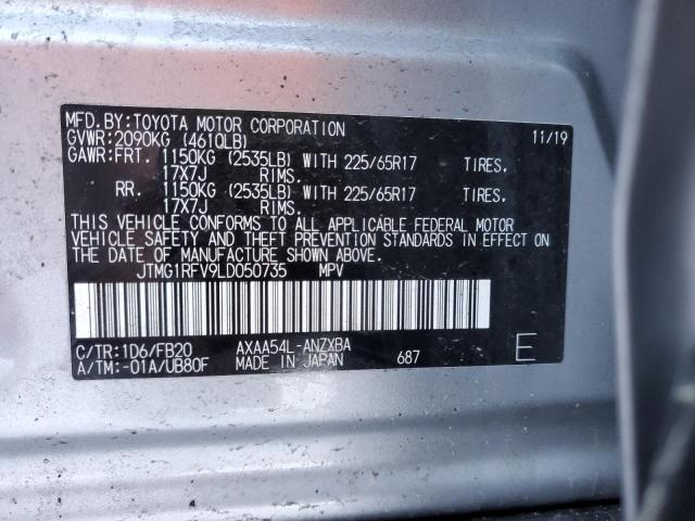 Photo 14 from auction – 2020 TOYOTA RAV4 LE with VIN JTMG1RFV9LD050735