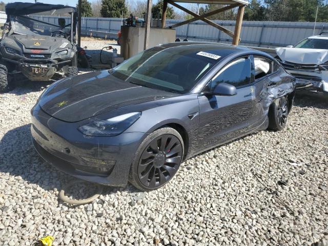 TESLA MODEL 3 2022 with VIN 5YJ3E1EC0NF235255 - Photo from auction
