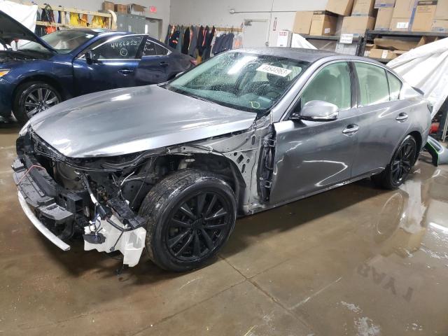INFINITI Q50 BASE 2014 with VIN JN1BV7AR2EM686013 - Photo from auction