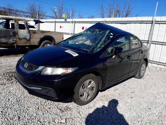 HONDA CIVIC LX 2014 with VIN 19XFB2F54EE031804 - Photo from auction