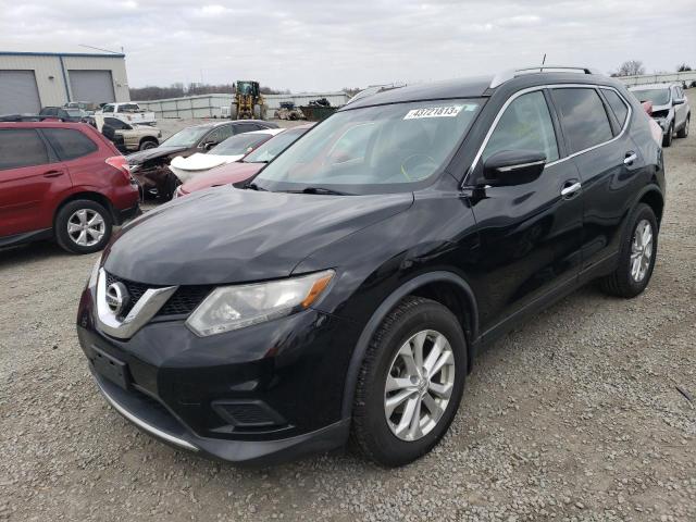 NISSAN ROGUE S 2015 with VIN KNMAT2MV2FP511142 - Photo from auction