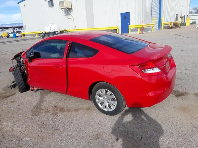 Photo 2 from auction – 2012 HONDA CIVIC LX with VIN 2HGFG3B52CH565397