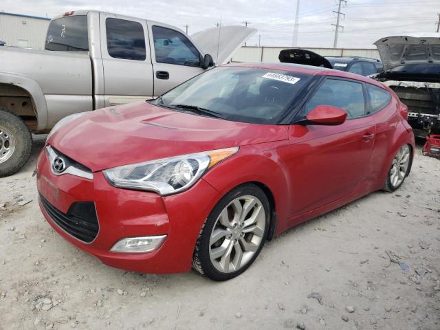 HYUNDAI VELOSTER 2013 with VIN KMHTC6AD8DU124049 - Photo from auction