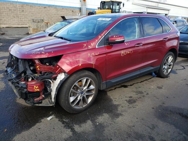 FORD EDGE TITAN 2015 with VIN 2FMPK4K82FBC36428 - Photo from auction