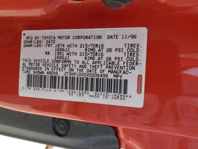Photo 14 from auction – 1997 TOYOTA RAV4 with VIN JT3XP10V2V0006499