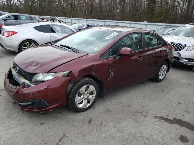 Photo 1 from auction – 2013 HONDA CIVIC LX with VIN 19XFB2F51DE207822