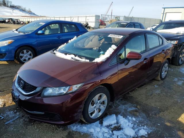 Photo 1 from auction – 2015 HONDA CIVIC LX with VIN 19XFB2F5XFE262448
