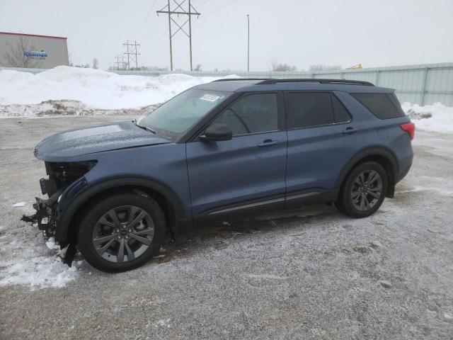 FORD EXPLORER 2021 with VIN 1FMSK8DH8MGB17223 - Photo from auction