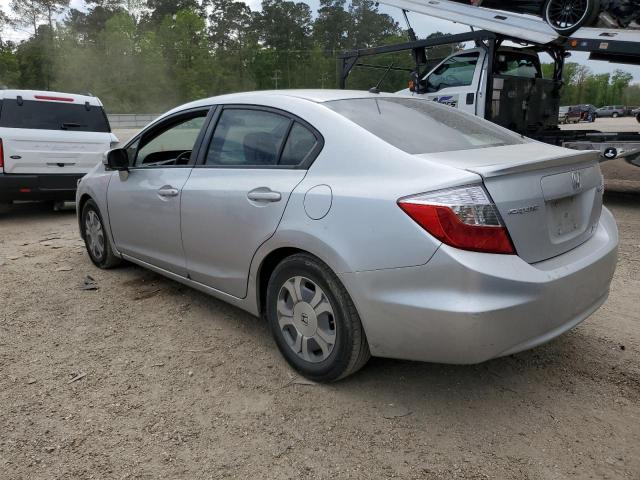 Photo 2 from auction – 2012 HONDA CIVIC HYBR with VIN JHMFB4F22CS003445
