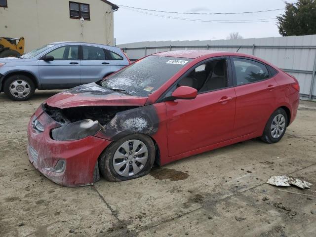 HYUNDAI ACCENT SE 2017 with VIN KMHCT4AE7HU186092 - Photo from auction