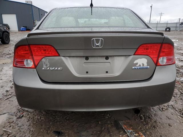 Photo 6 from auction – 2008 HONDA CIVIC HYBR with VIN JHMFA36238S002227