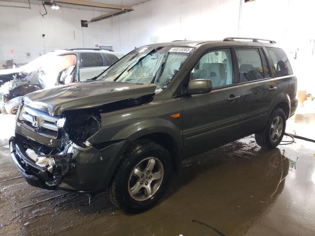 HONDA PILOT EX 2006 with VIN 5FNYF18456B029857 - Photo from auction