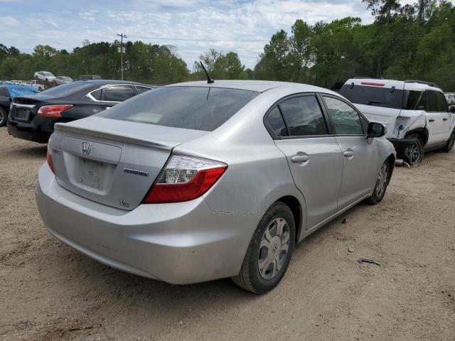 Photo 3 from auction – 2012 HONDA CIVIC HYBR with VIN JHMFB4F22CS003445