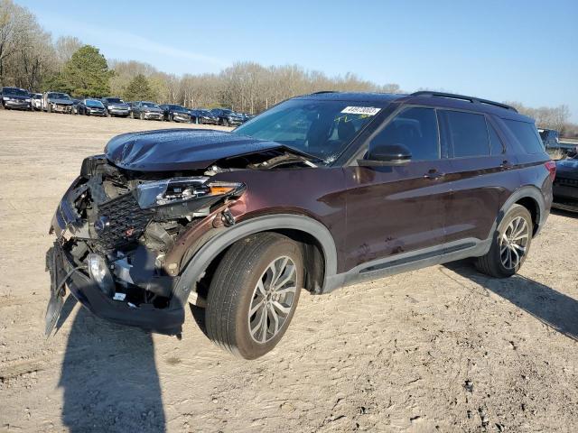 FORD EXPLORER S 2020 with VIN 1FM5K8GC5LGB38882 - Photo from auction