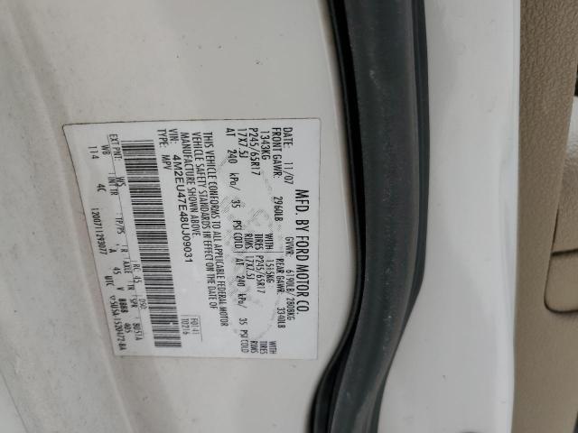 Photo 14 from auction – 2008 MERCURY MOUNTAINEE with VIN 4M2EU47E48UJ09031
