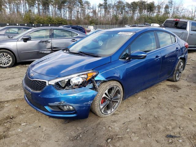 KIA FORTE EX 2014 with VIN KNAFZ4A83E5058218 - Photo from auction