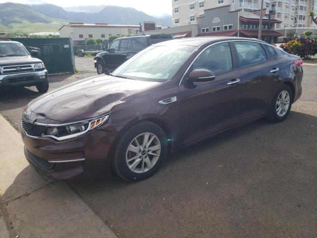 KIA OPTIMA LX 2018 with VIN 5XXGT4L35JG185617 - Photo from auction