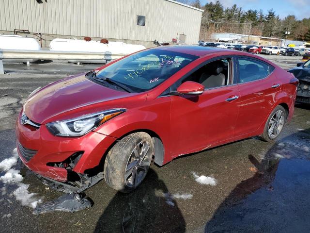 HYUNDAI ELANTRA SE 2016 with VIN 5NPDH4AE7GH656544 - Photo from auction