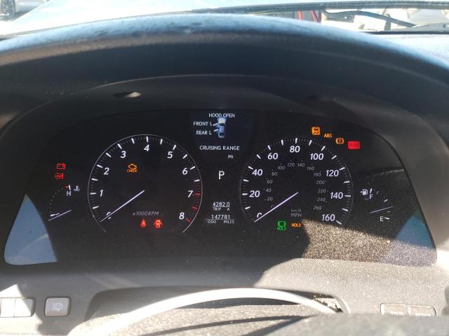 Photo 9 from auction – 2007 LEXUS LS 460 with VIN JTHBL46F775051557