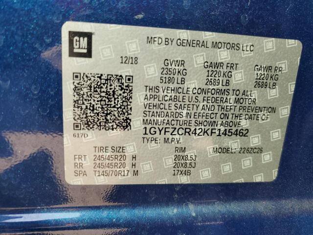 Photo 14 from auction – 2019 CADILLAC XT4 PREMIU with VIN 1GYFZCR42KF145462