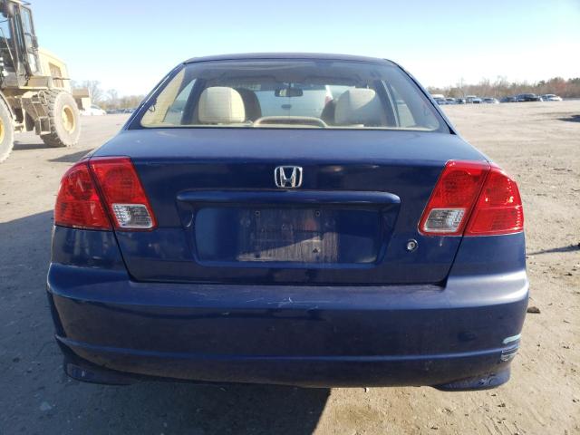 Photo 6 from auction – 2004 HONDA CIVIC DX V with VIN 2HGES16394H601014