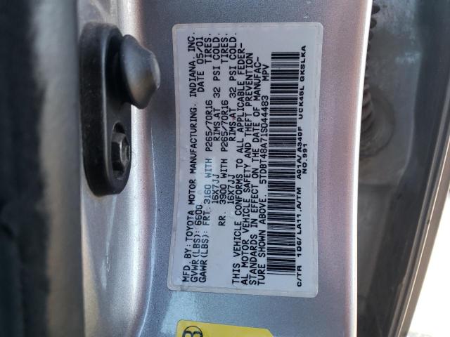 Photo 14 from auction – 2001 TOYOTA SEQUOIA LI with VIN 5TDBT48A71S044483