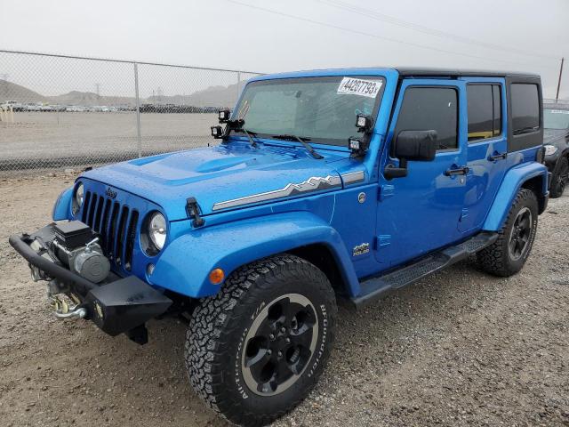 JEEP WRANGLER U 2014 with VIN 1C4BJWEG0EL168130 - Photo from auction