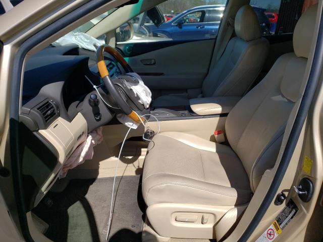 Photo 7 from auction – 2010 LEXUS RX 350 with VIN 2T2ZK1BA0AC027957