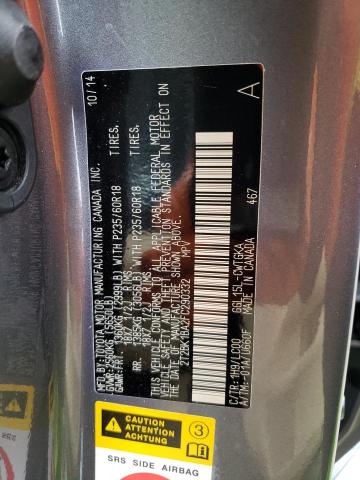 Photo 14 from auction – 2015 LEXUS RX 350 BAS with VIN 2T2BK1BA2FC290332