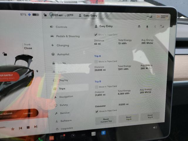Photo 9 from auction – 2021 TESLA MODEL 3 with VIN 5YJ3E1EBXMF051480