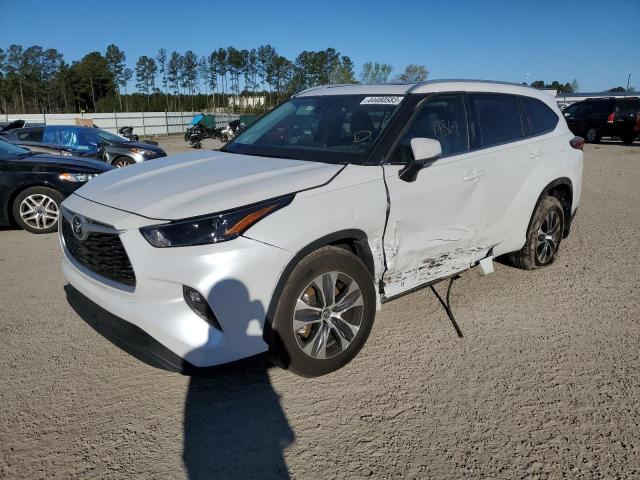 TOYOTA HIGHLANDER 2022 with VIN 5TDGZRBH4NS200766 - Photo from auction