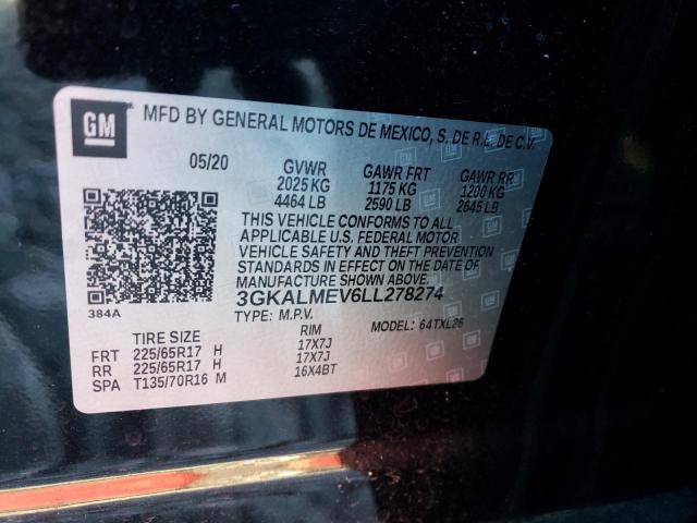 Photo 14 from auction – 2020 GMC TERRAIN SL with VIN 3GKALMEV6LL278274