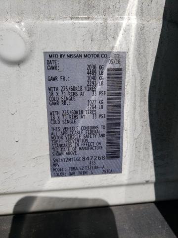 Photo 14 from auction – 2016 NISSAN ROGUE S with VIN 5N1AT2MT1GC847268