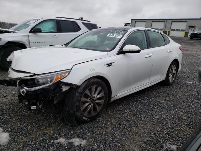 KIA OPTIMA EX 2018 with VIN 5XXGU4L34JG221441 - Photo from auction