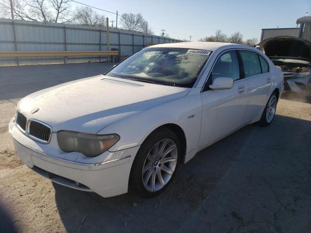 BMW 745 LI 2003 مع رقم تعريف المركبة WBAGN63473DR18484 - صورة من المزاد