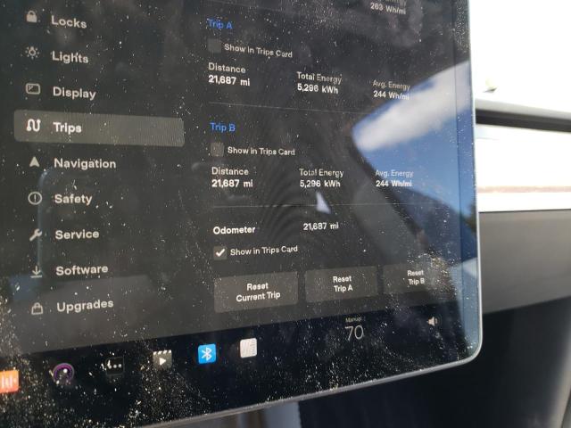 Photo 9 from auction – 2021 TESLA MODEL Y with VIN 5YJYGDED6MF109670