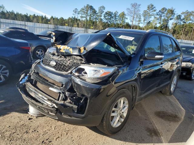 KIA SORENTO LX 2014 with VIN 5XYKT4A67EG436047 - Photo from auction