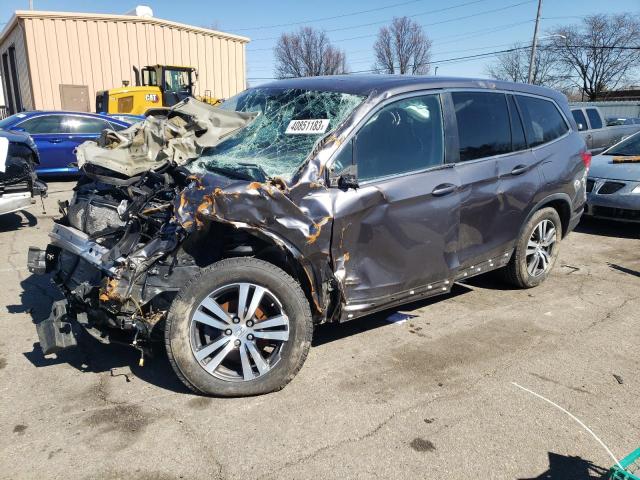 HONDA PILOT EXL 2016 with VIN 5FNYF6H54GB059732 - Photo from auction