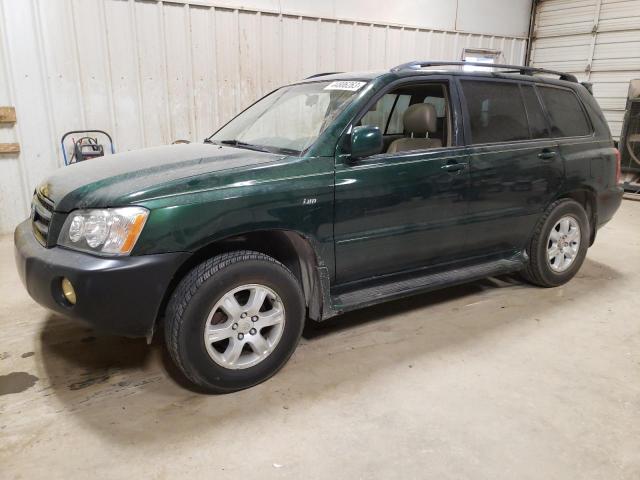 TOYOTA HIGHLANDER 2002 with VIN JTEHF21AX20077607 - Photo from auction