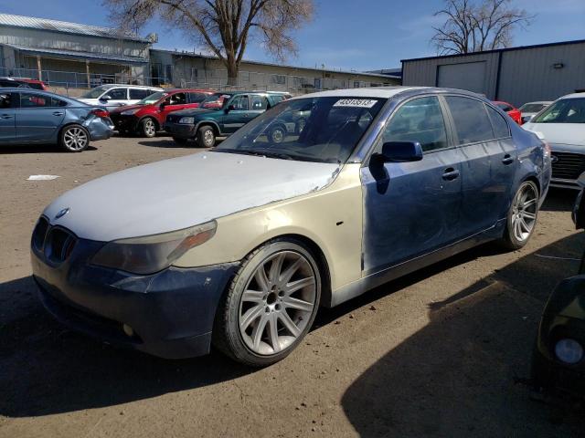 BMW 545 I 2005 with VIN WBANB33575B115065 - Photo from auction