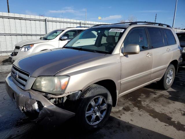 TOYOTA HIGHLANDER 2005 with VIN JTEEP21A050118461 - Photo from auction