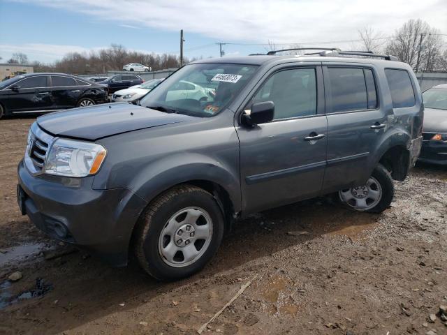 HONDA PILOT LX 2013 with VIN 5FNYF4H29DB057836 - Photo from auction