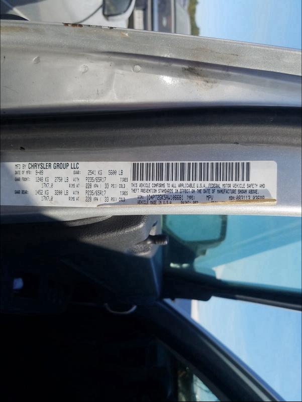 Photo 10 from auction – 2010 DODGE NITRO SE with VIN 1D4PT2GK5AW106681