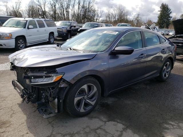 HONDA INSIGHT EX 2019 with VIN 19XZE4F59KE011088 - Photo from auction